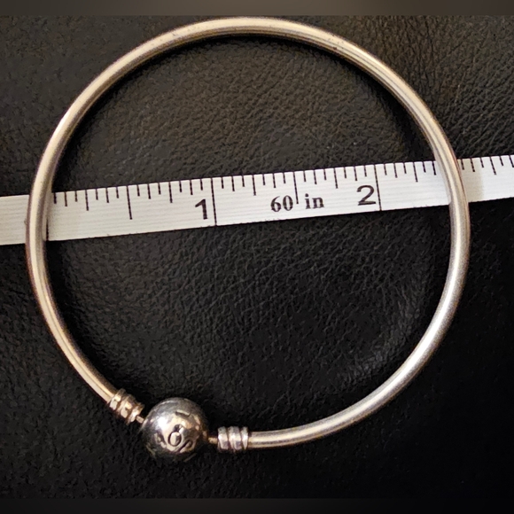Pandora Sterling Silver Bracelet with Jewlery Box EUC - Picture 3 of 7